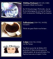 Die Wallpapers-Liste von WildMag.de